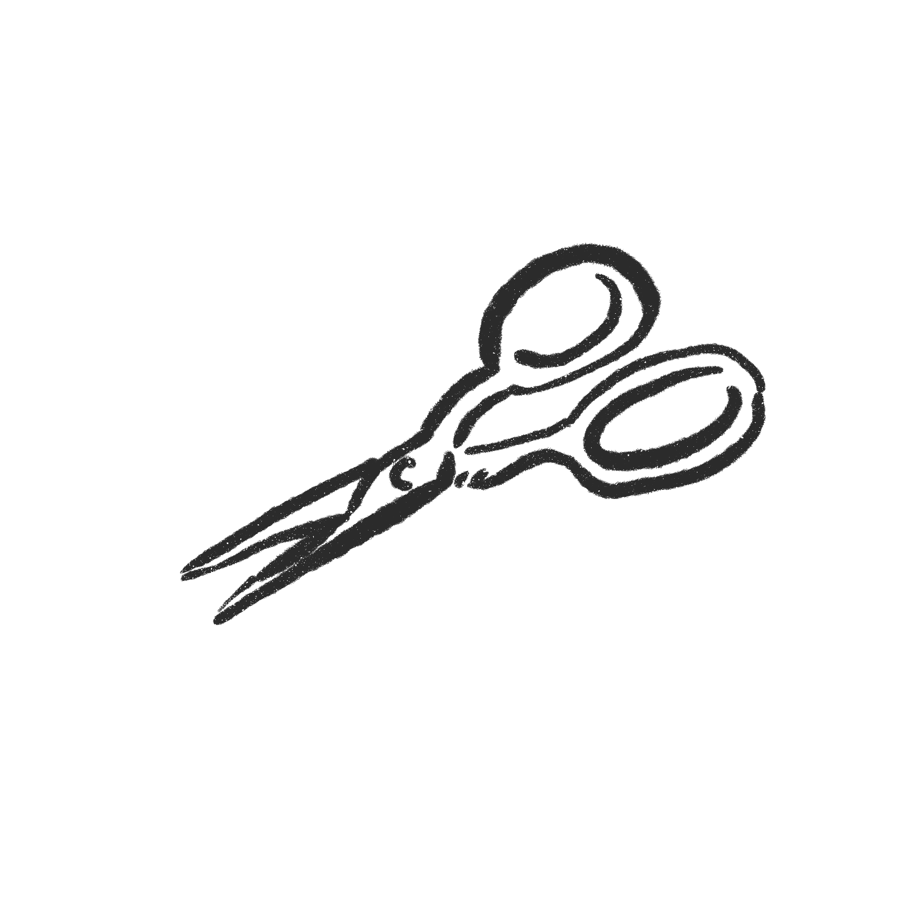 A black background with a simple, stylized gray line drawing of a knife and a rolled-up banknote.