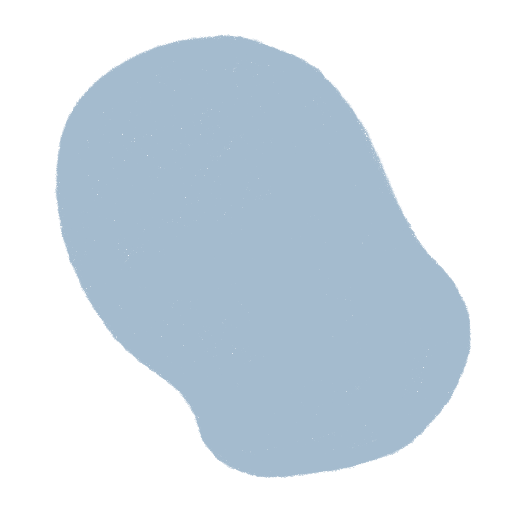 A light blue semi-spherical shape with a black background.