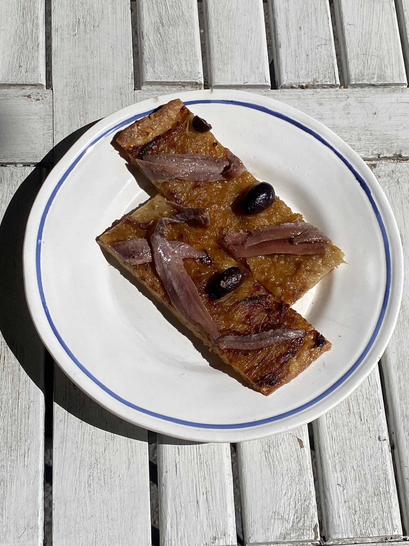 Pizza slices as part of the Bistro offering at Table Records