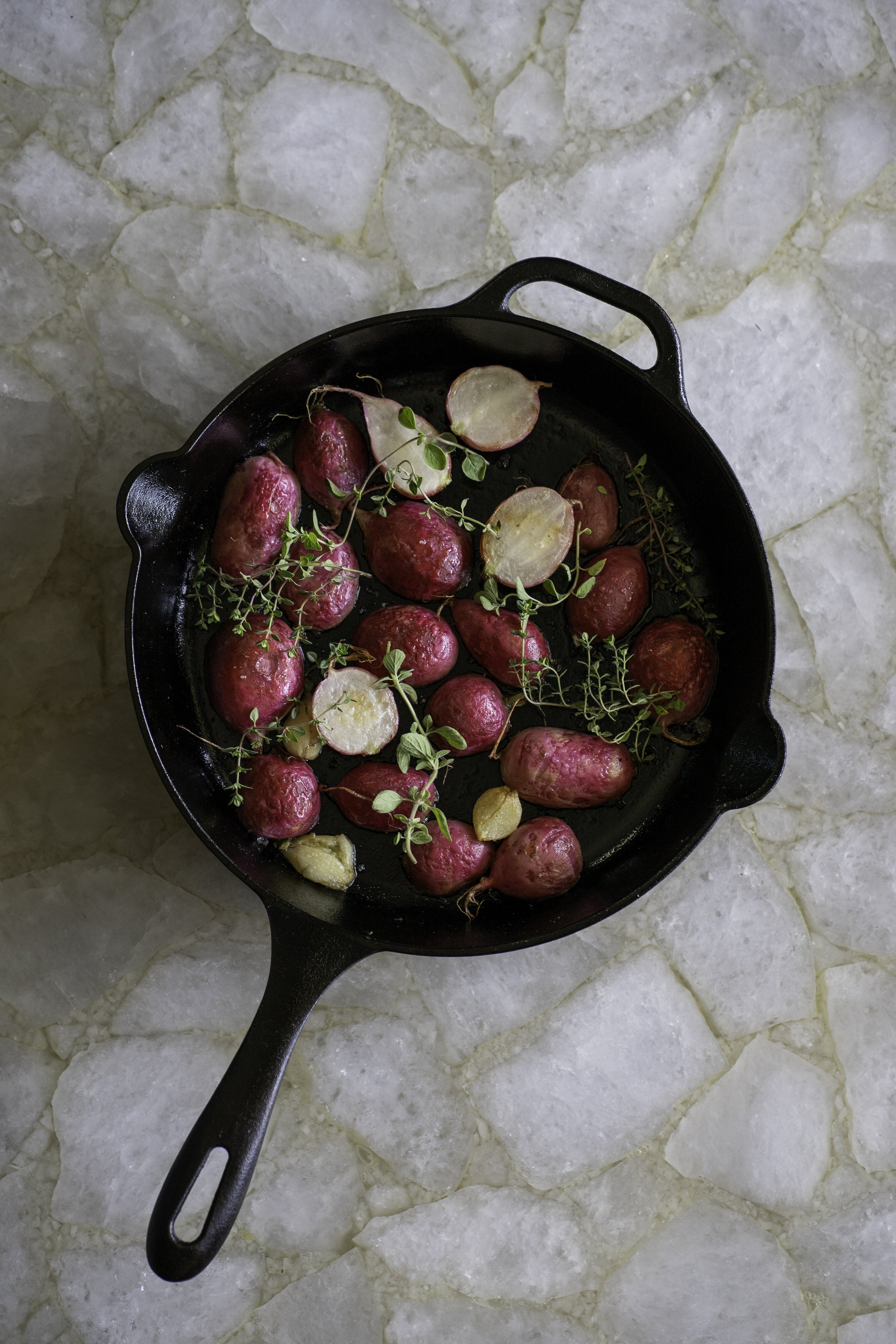 Butter-Roasted Radishes