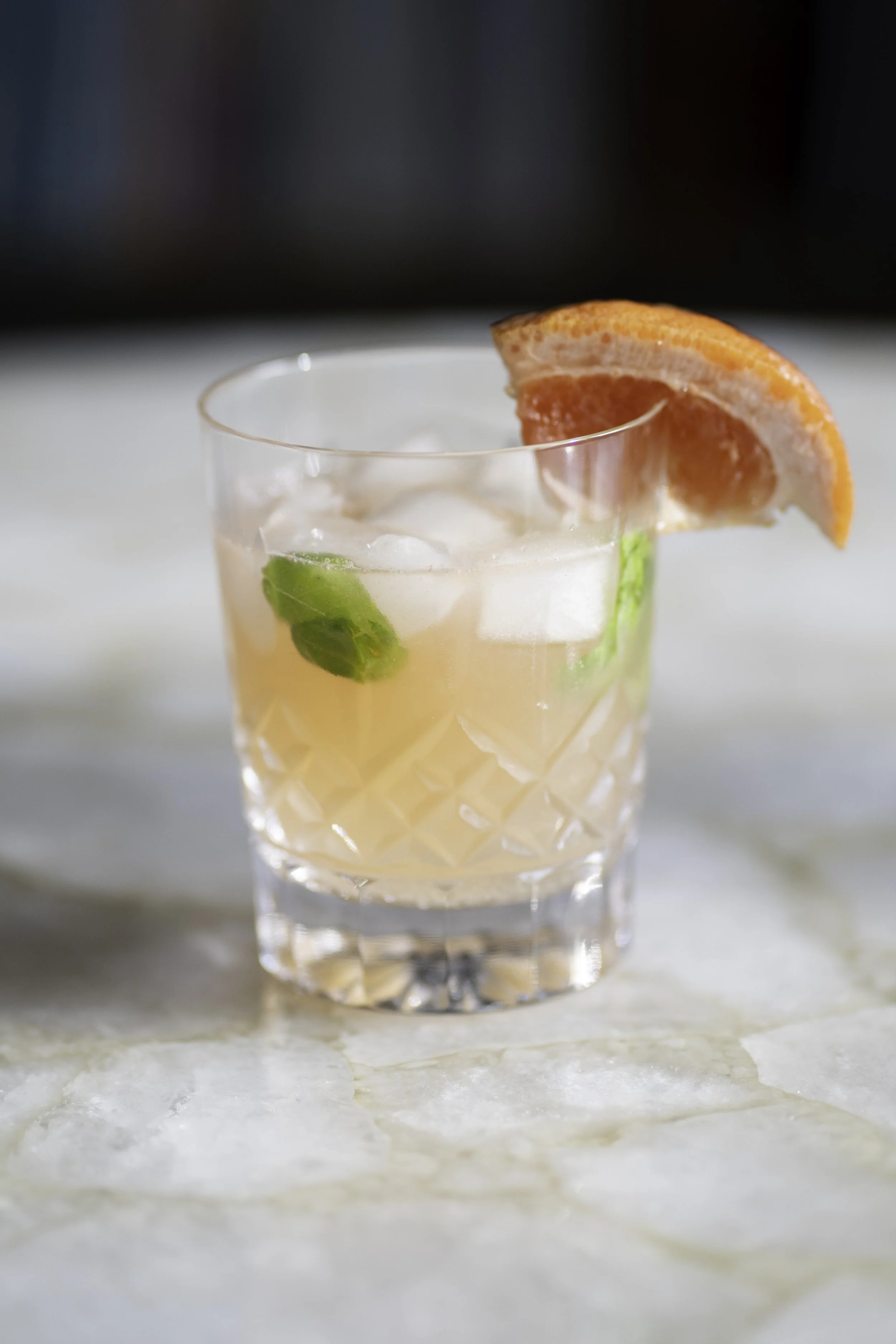 Grapefruit Ginger Basil Cooler: A Summer Garden Drink