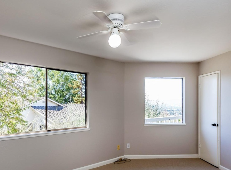 Ceiling fan before