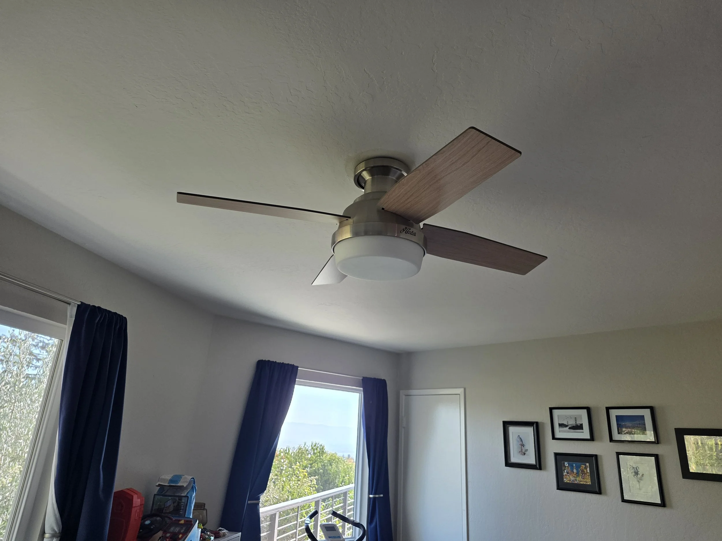 Ceiling fan replaced