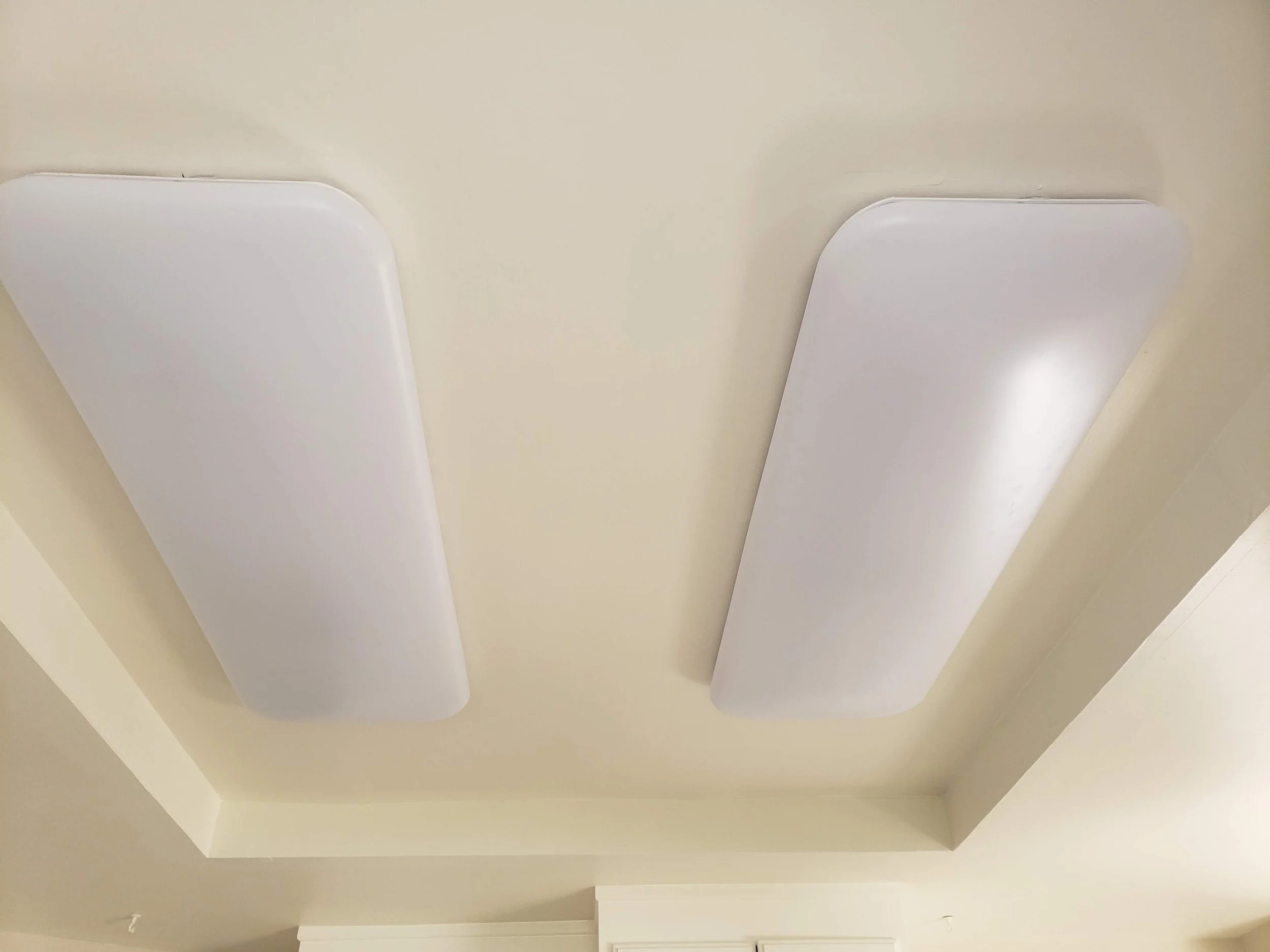 Kitchen lights before