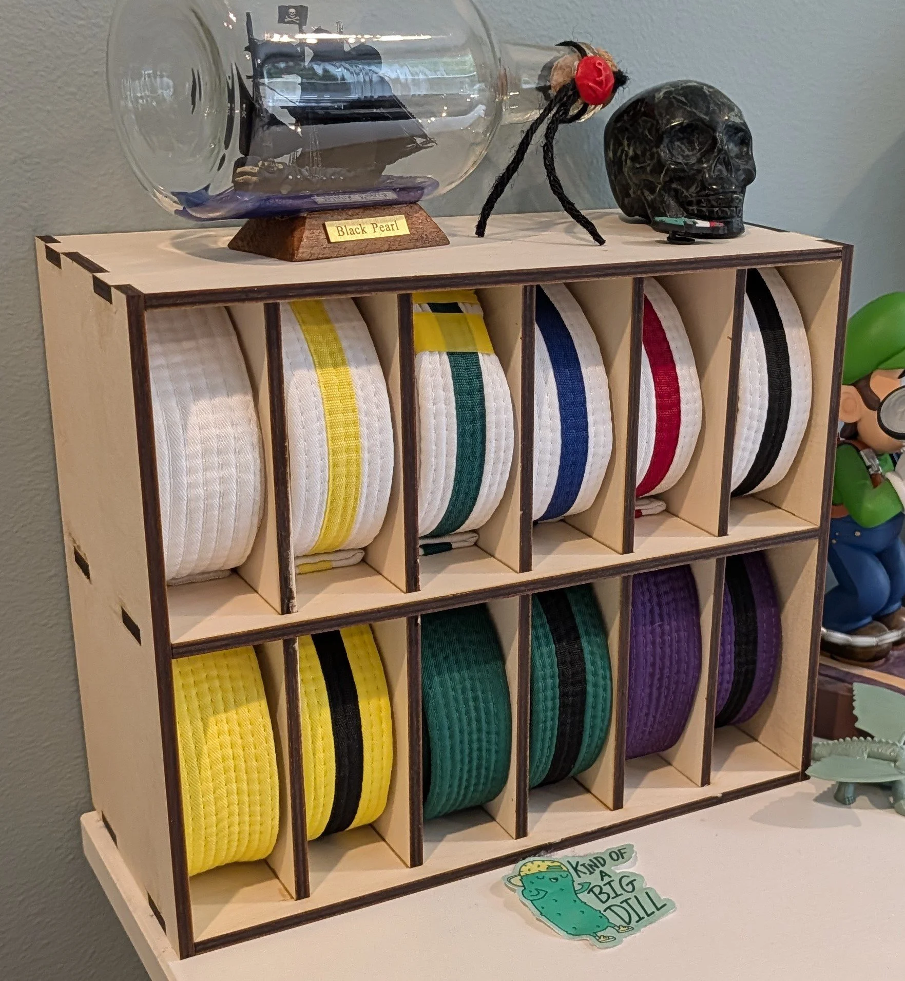 Martial Arts Belt Display Cubby
