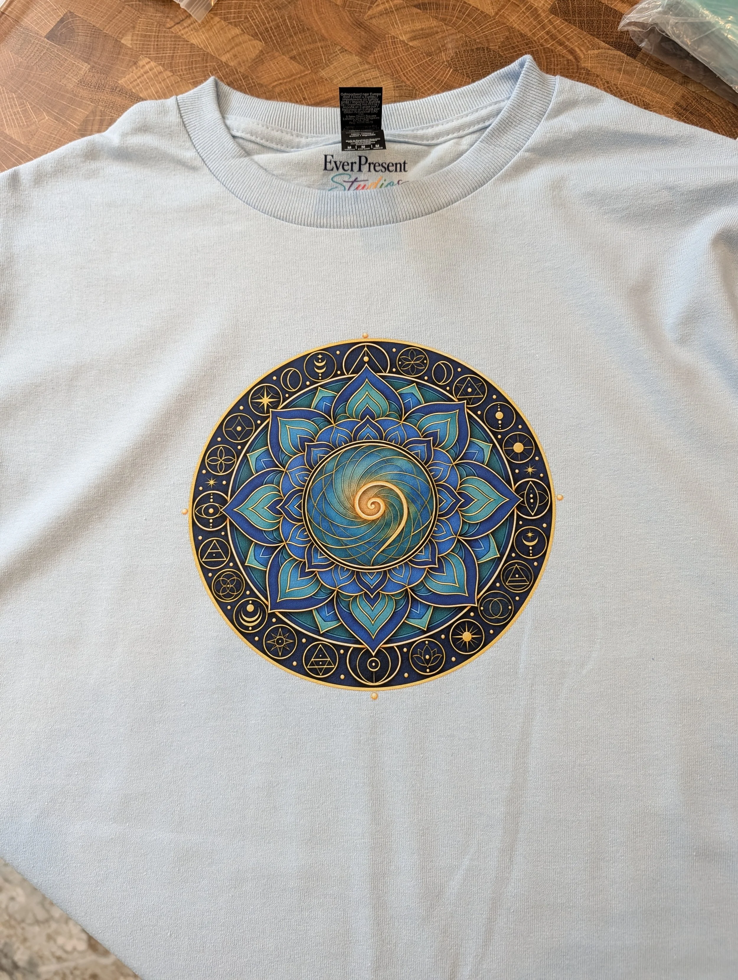 Cosmic Zen I worked on with someone near and dear. This shirt is so them.