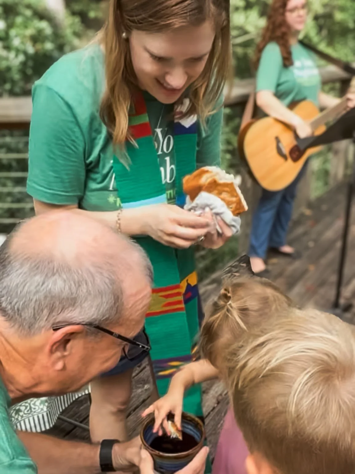 &ldquo;The Kingdom of Heaven [and the Grove] is like a mustard seed&hellip;&rdquo;
What an amazing morning worshipping in God&rsquo;s sanctuary! We found seeds and the trees they grow into, shared Holy Communion, played and wiggled, and sang for the 