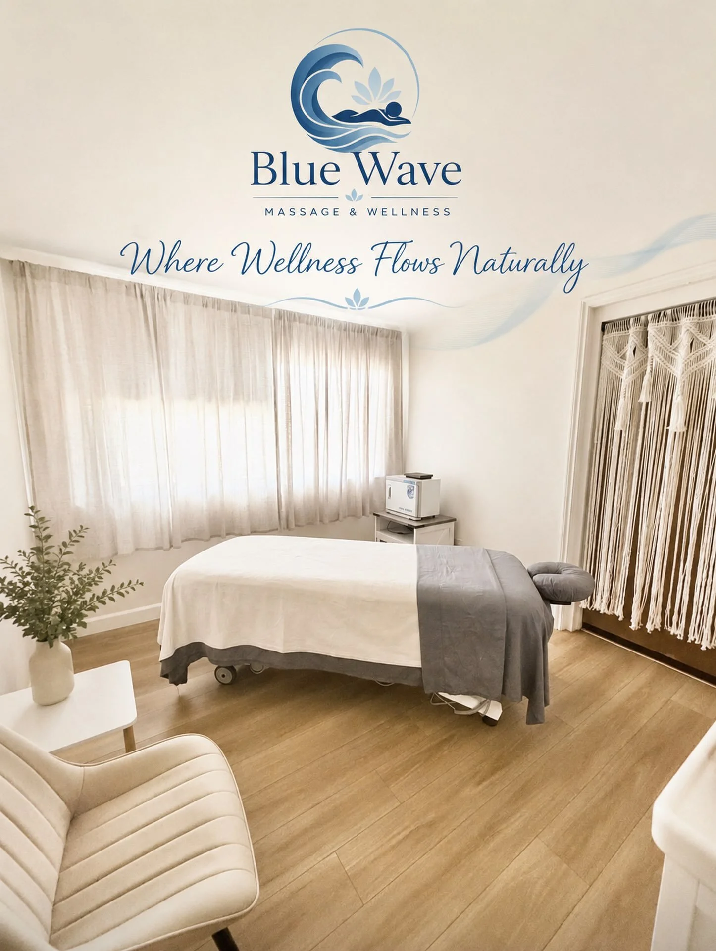 🎉🎉 Grand Opening Offer🎉🎉

Online booking: https://BlueWave.as.me/
10% off through 9/30/26, use code GRAND10.
Also includes Hot Stone &amp; Aroma.
We look forward to welcoming you.
Text/Call: 805-670-7791

#ventura #massageventura #massage #spaday