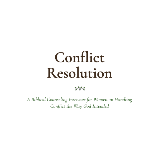 Upcoming Biblical Counseling Intensive