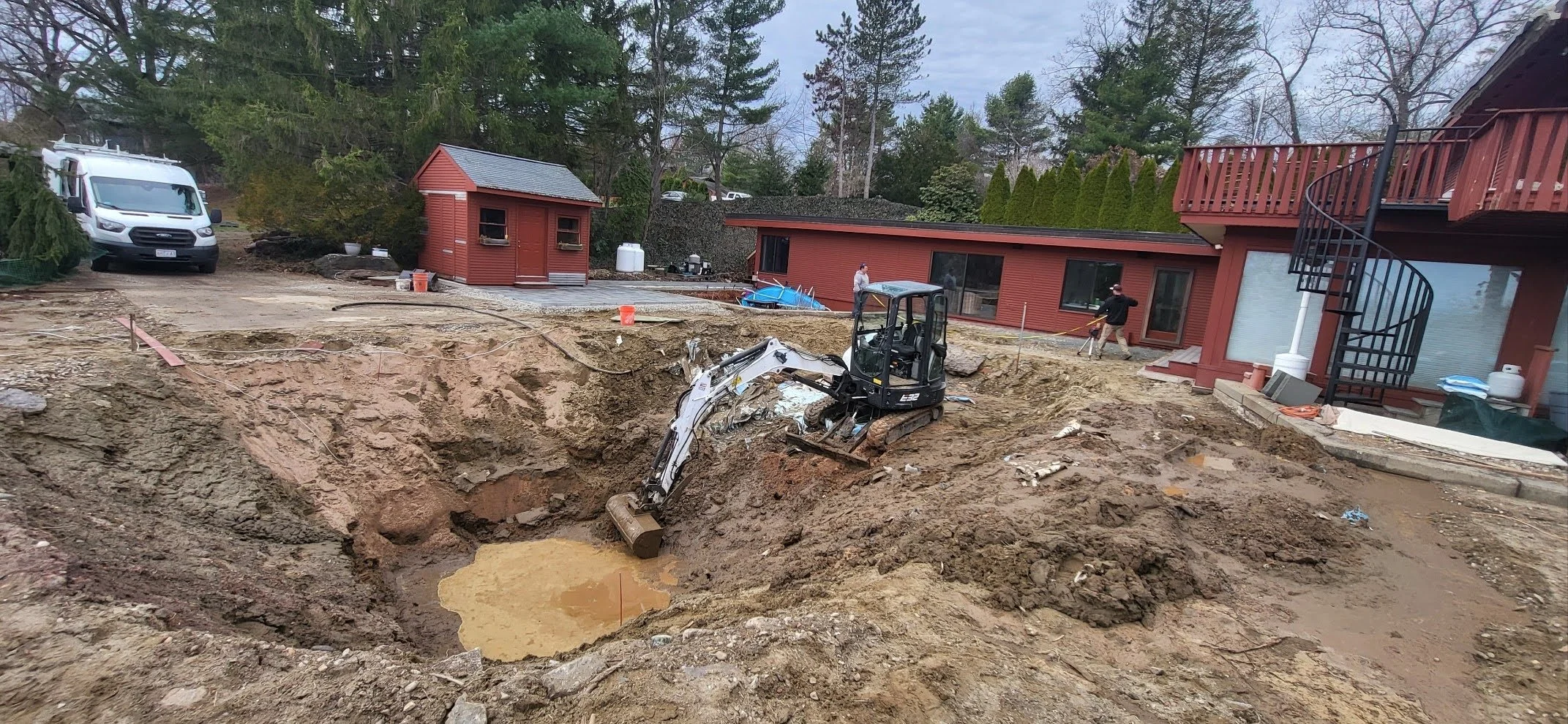 GROUND WATER CONDITION WHEN DIGGING FOR A NEW INGROUND POOL