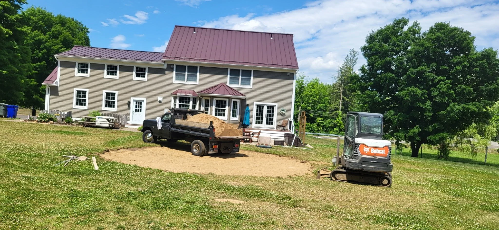 GROUND PREPARATION FOR A NEW ABOVEGROUND POOL INSTALL