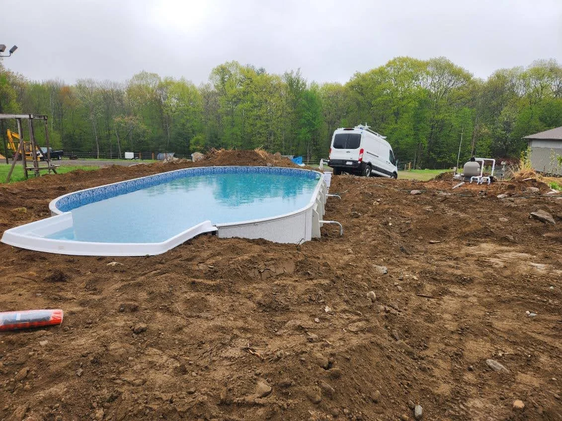 SEMI INGROUND POOL INSTALL