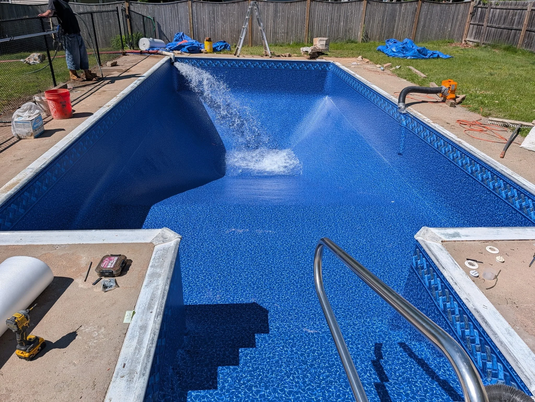 NEW LINER INSTALL