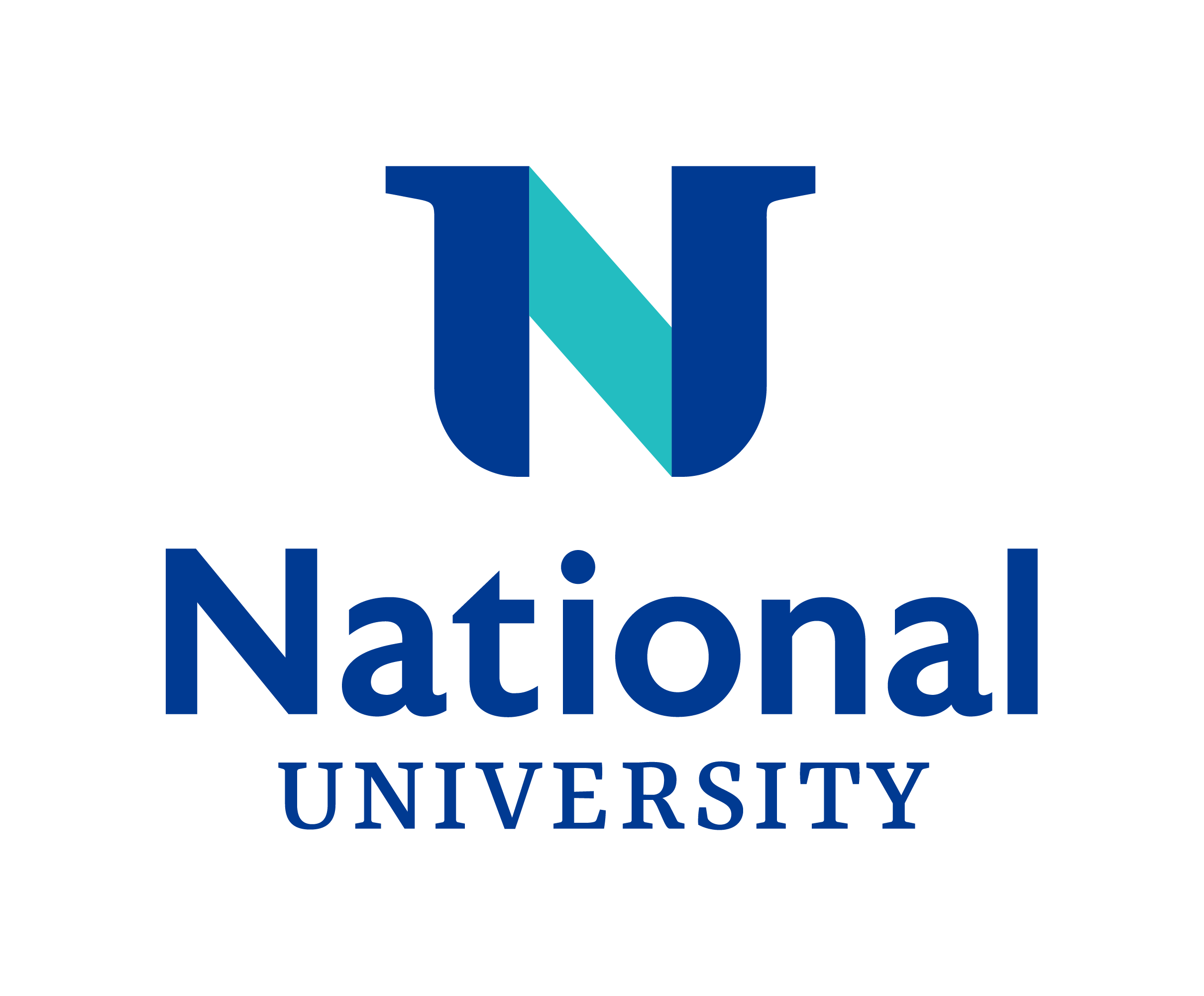 Nashville University logo with a large blue 'N' and the words 'Nashville University' below.