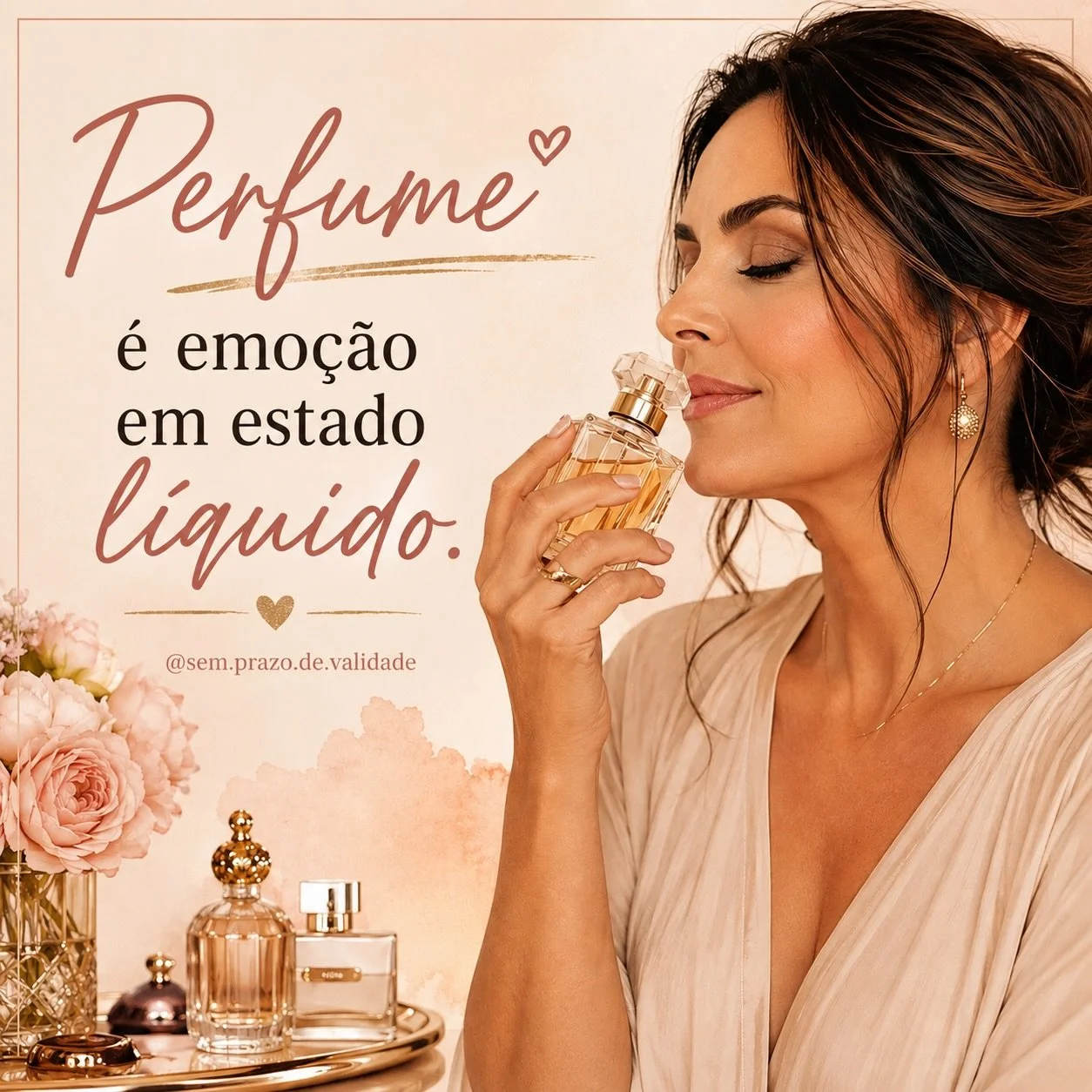 Um bom perfume vai muito al&eacute;m de um cheiro agrad&aacute;vel. Ele desperta mem&oacute;rias, transmite personalidade e deixa uma marca por onde passa. ✨

H&aacute; fragr&acirc;ncias que abra&ccedil;am, outras que empoderam, e aquelas que simples