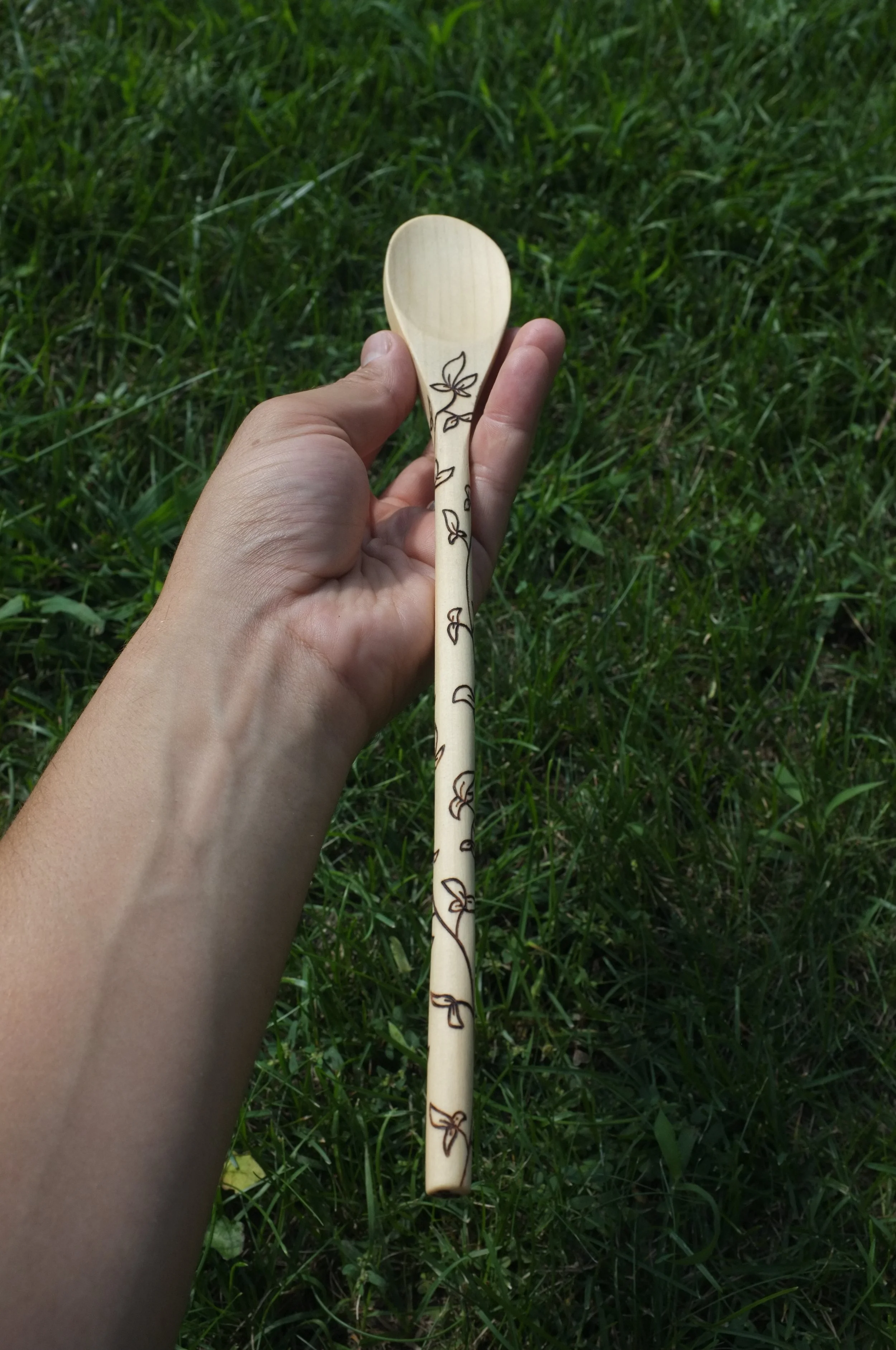 12" Spoon {Leaves}