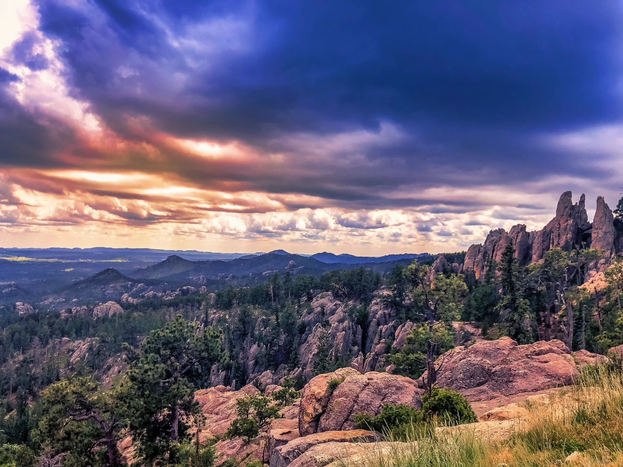 Rocky Landscape at Sunset