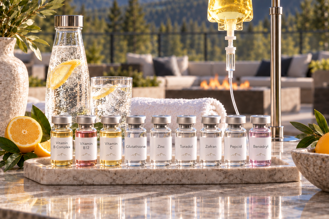  # 7  |  "EVERYTHING" — $430  |

When life really hits you hard and you feel like you need "everything"  to get you over the hurdle. 

Our largest, most comprehensive package combines high-dose vitamins with targeted medications to help manage sympto