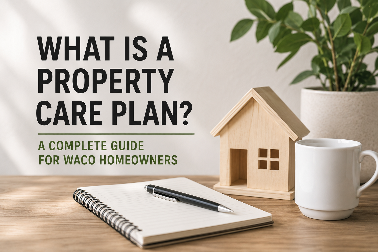 What Is a Property Care Plan? A Complete Guide for Waco Homeowners