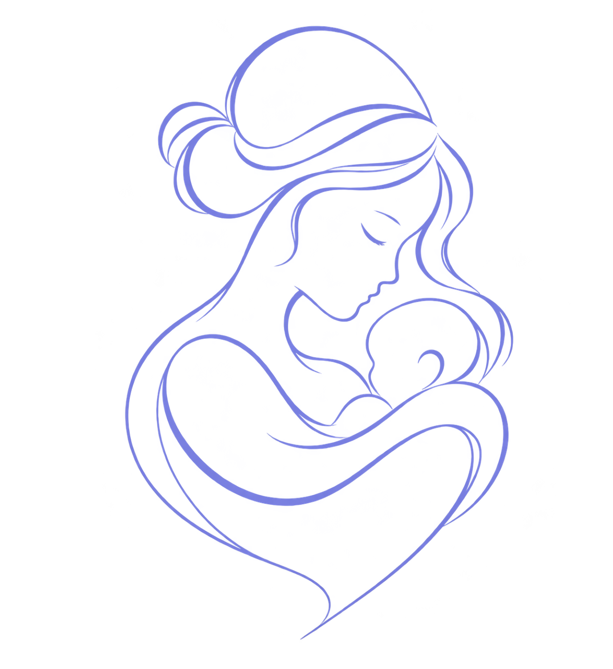 Mother holding baby representing perinatal mental health.