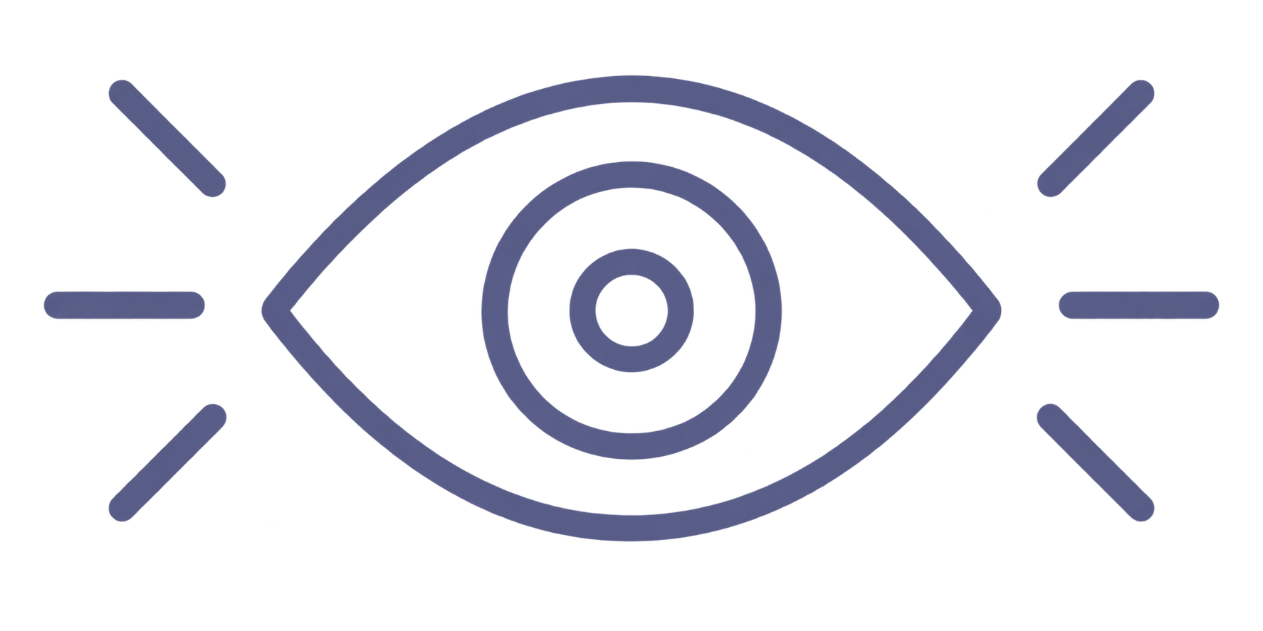 Icono de un ojo que representa las terapias de tratamiento del trauma EMDR y ART.