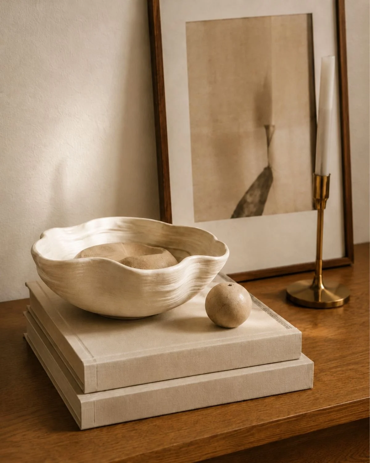 Grounded neutral room decor representing perfectionism and self-worth counseling