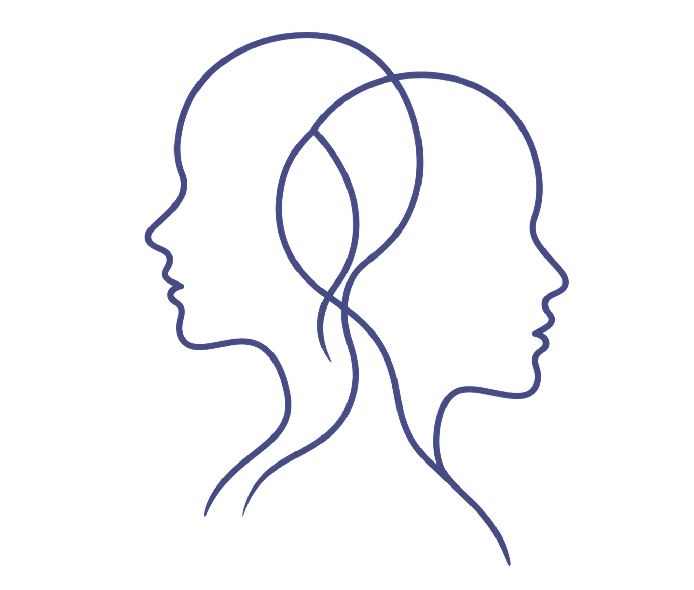 Line art representing processing difficult experiences and trauma in therapy for athletes.