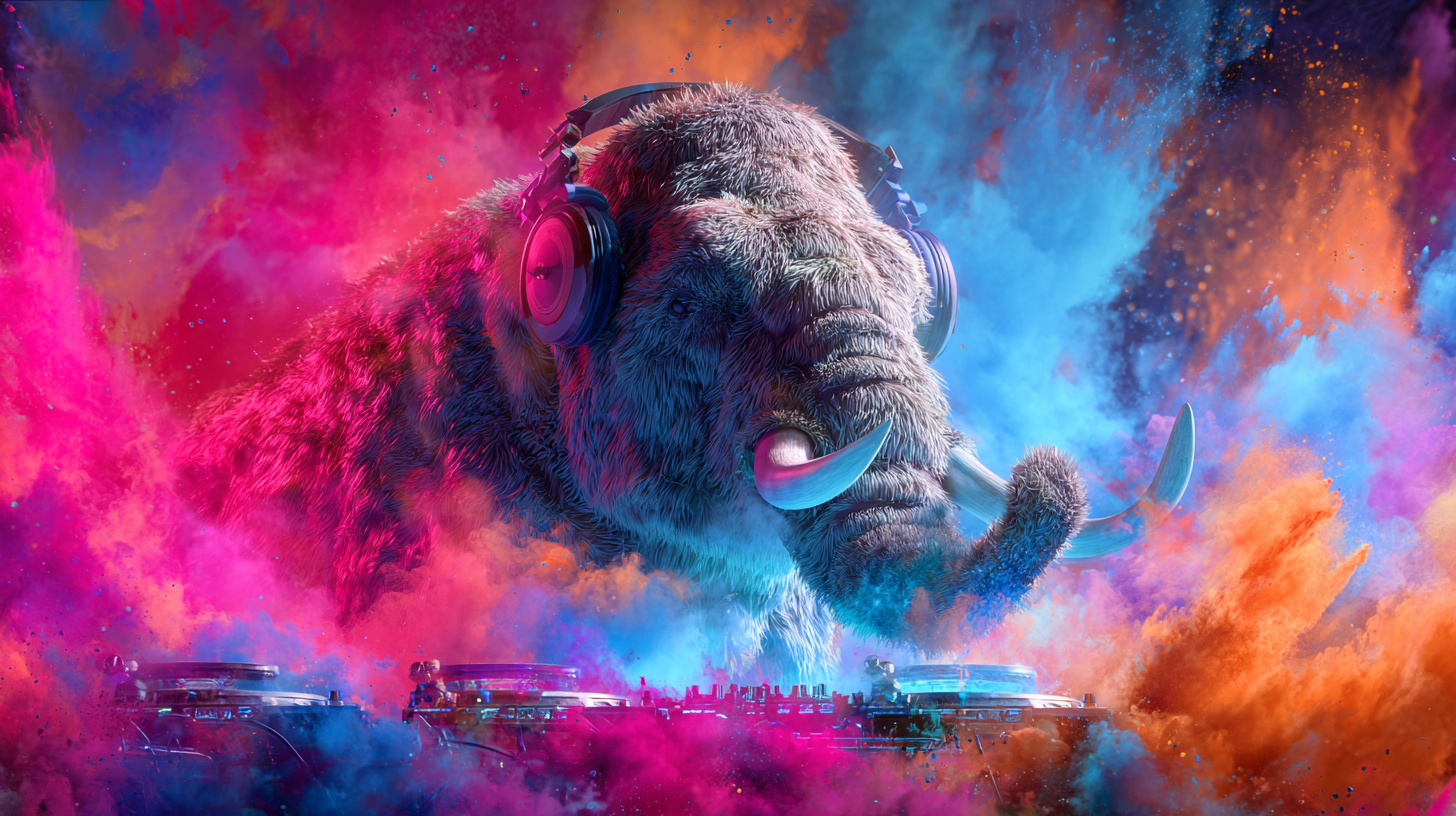 u9767649428_energetic_woolly_mammoth_DJ_surrounded_by_explodi_0c7de00d-e3a7-42a8-b966-1ab628c62b26_1.png