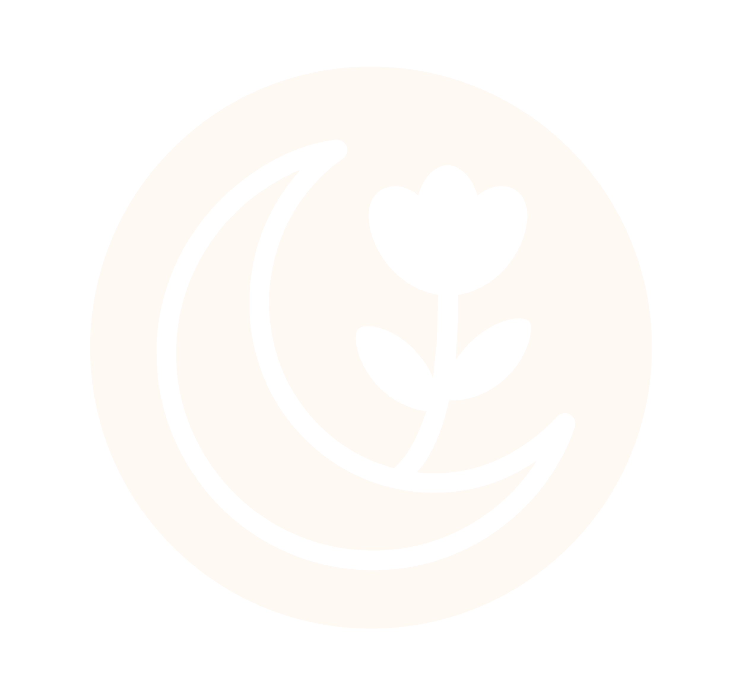 Black and white graphic with concentric circles and a floral design in the center.