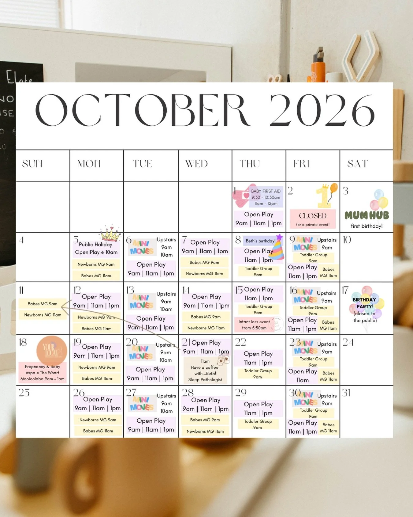 WELL WELL WELL, @mumhubxelate is busy this October ✨
