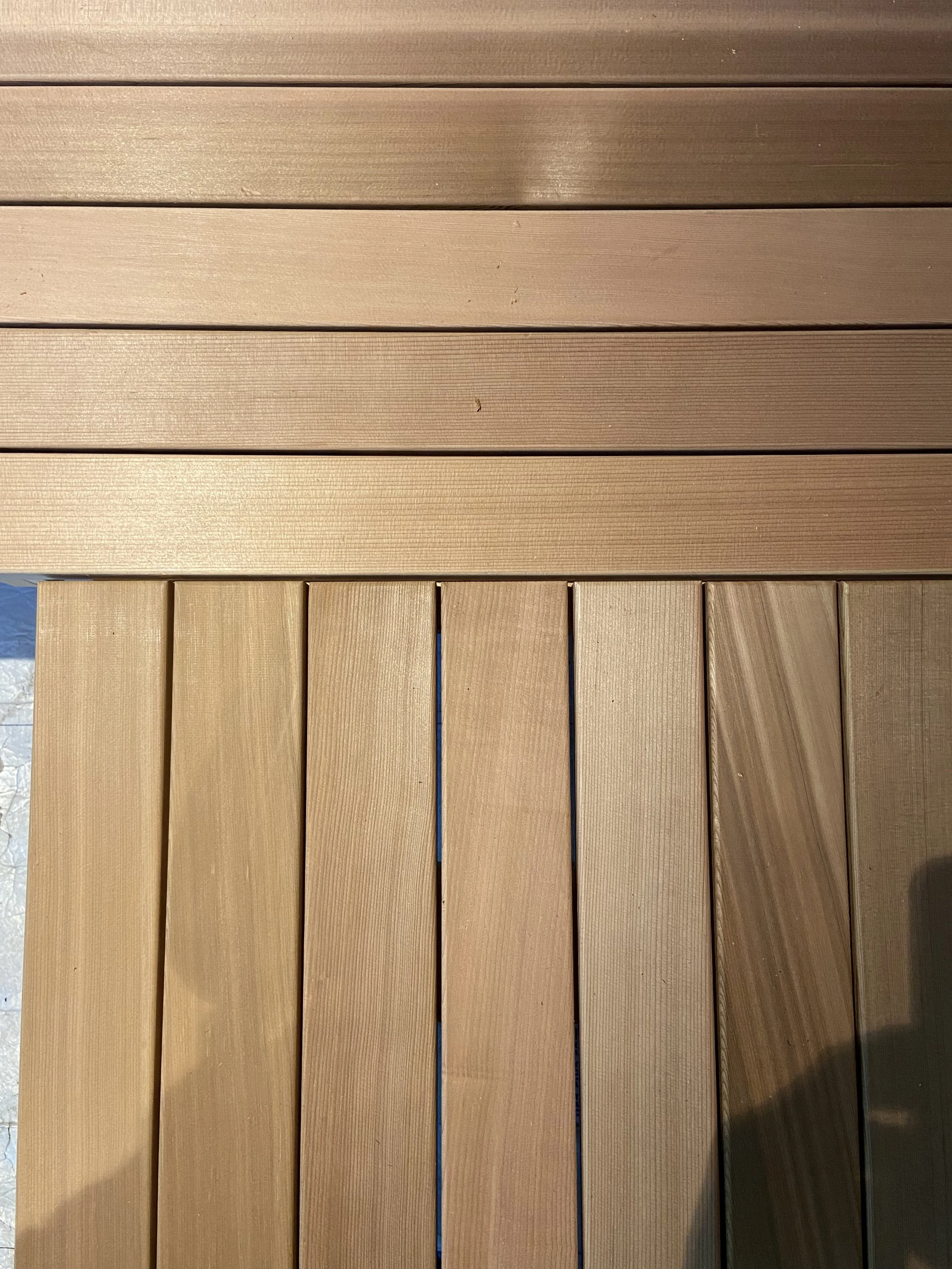 Finish Carpentry, Clear Cedar Sauna