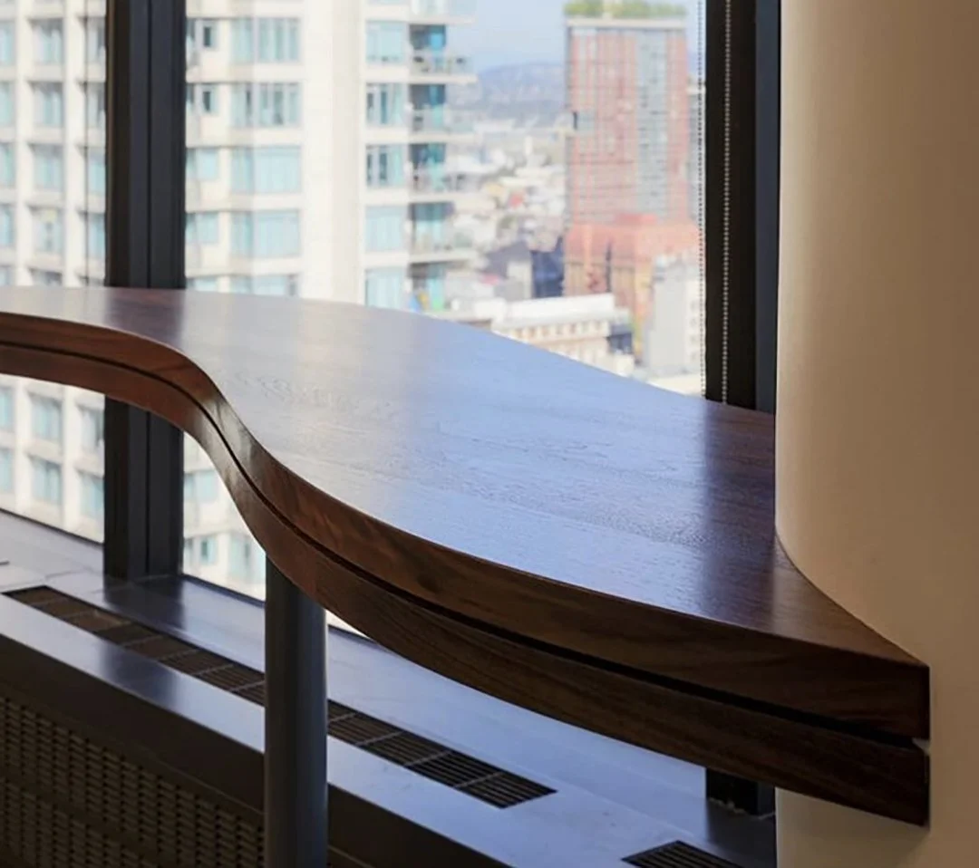 Furniture, Curved Black Walnut