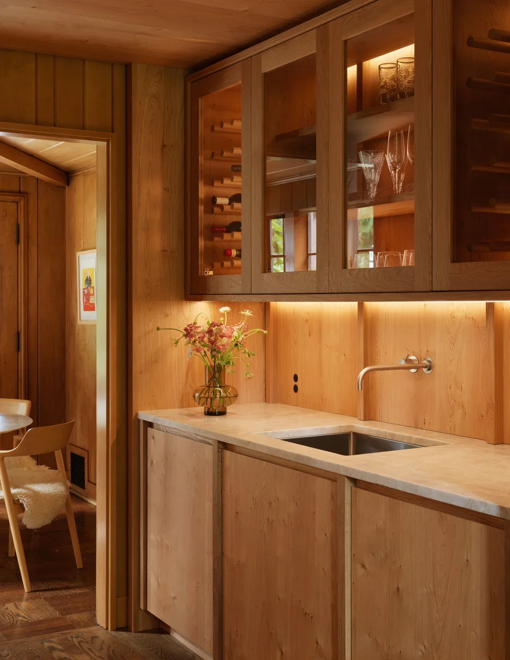 Casework, Light Oak w/ Light Track