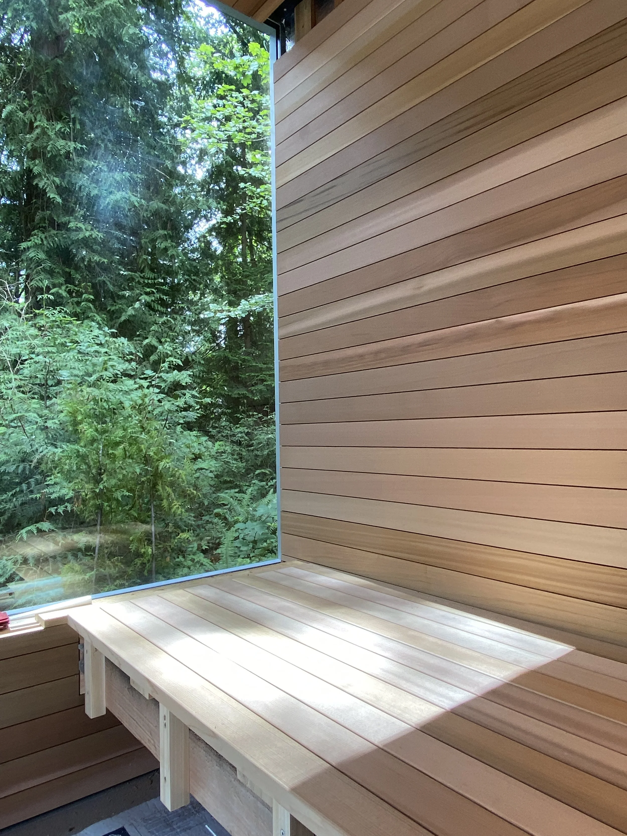 Finish Carpentry, Clear Cedar Sauna