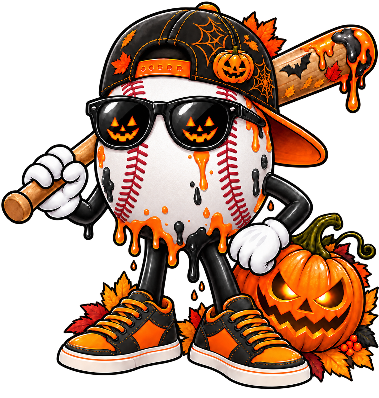 Halloween Baseball Dude