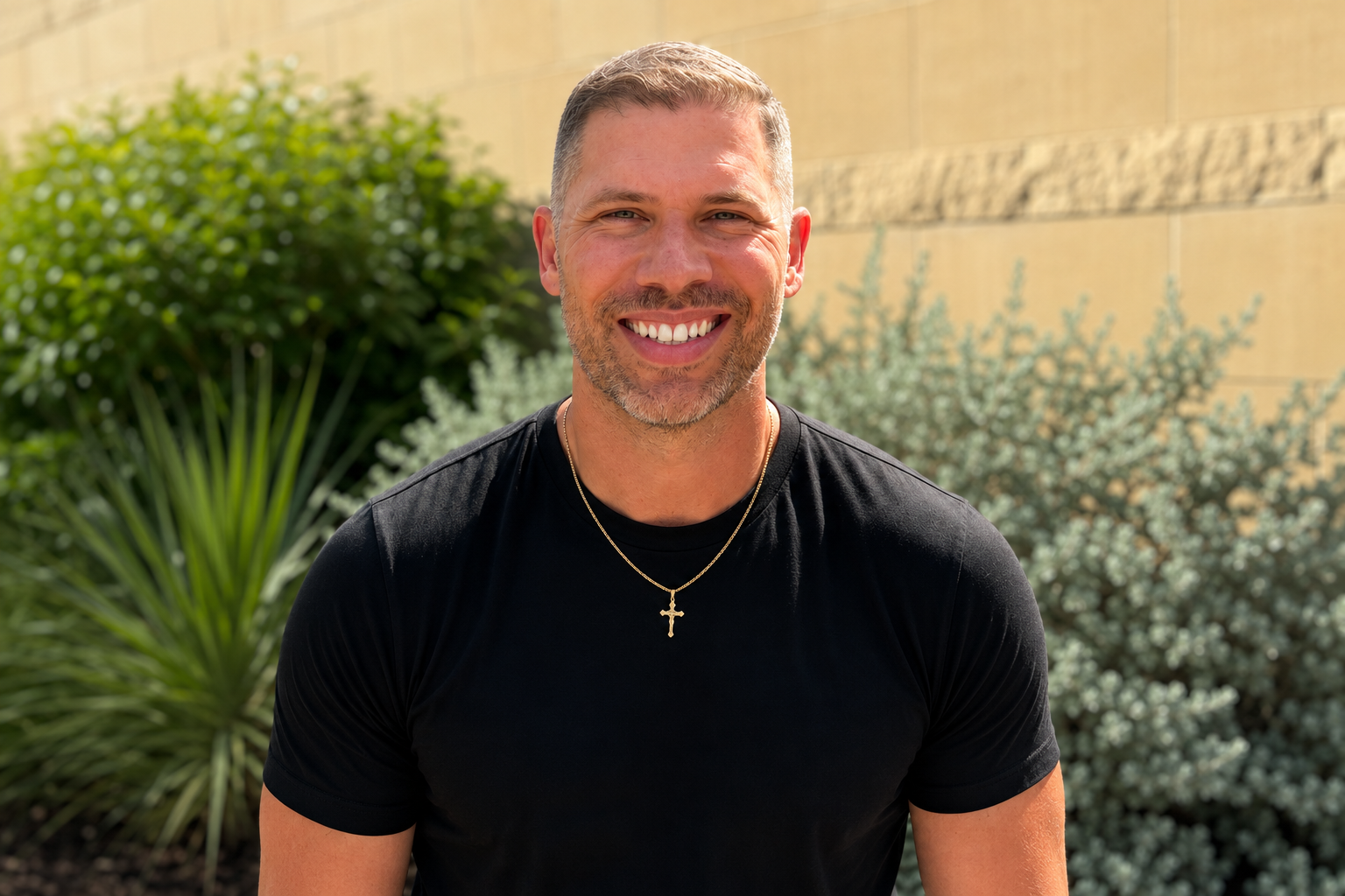 Jerrett Klar, founder of Worthy Rival, outdoors.