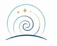 Abstract line art of hypnosis, on a white background.