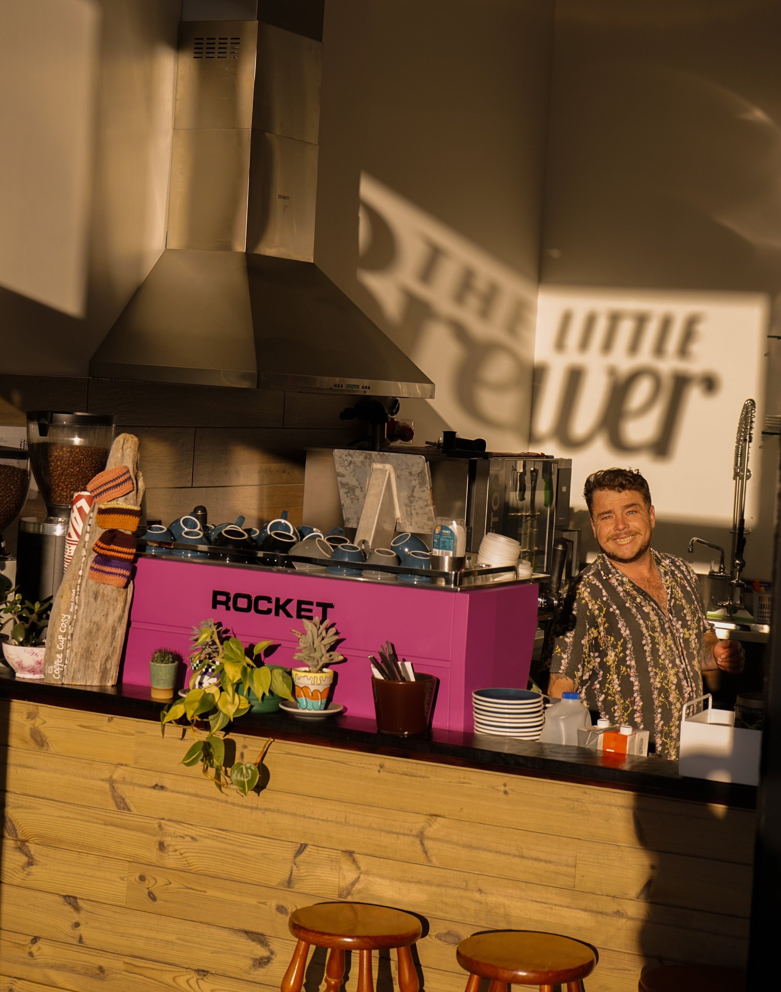 Cafe Image with Rocket Espresso Machine and Roaster John Hart.jpg