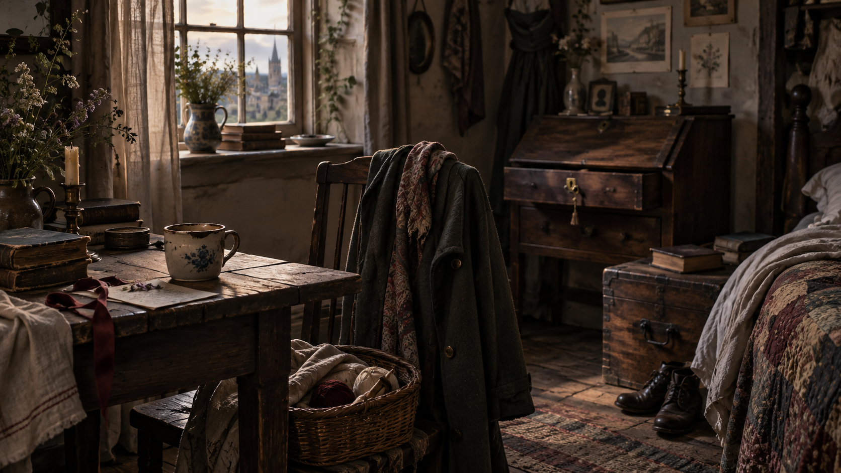 The Room Before the Romance: Building Historical Atmosphere Through Material Life