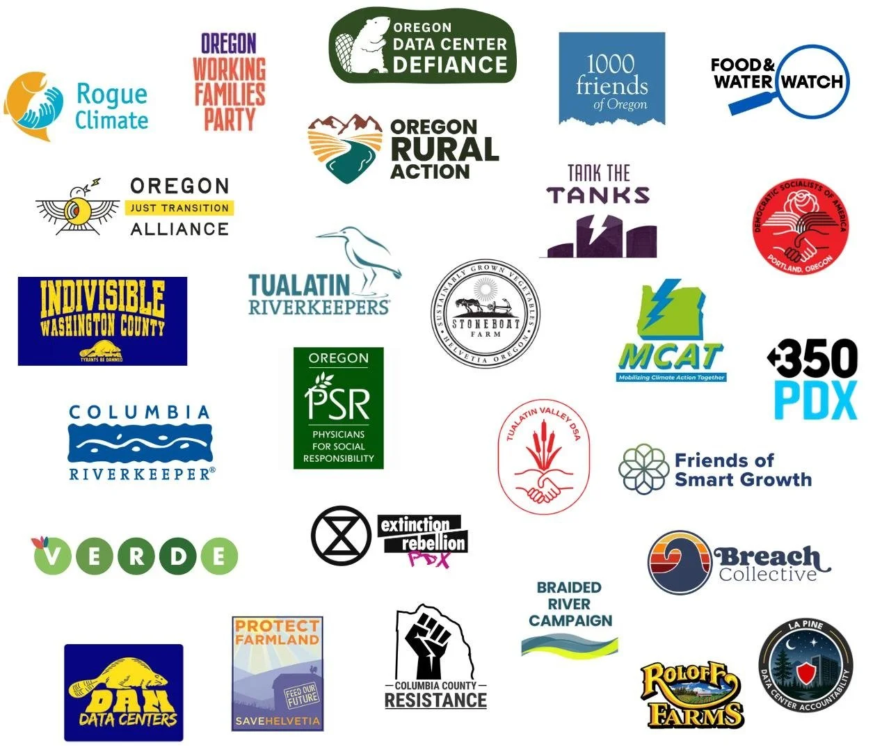 Endorsing organization logos