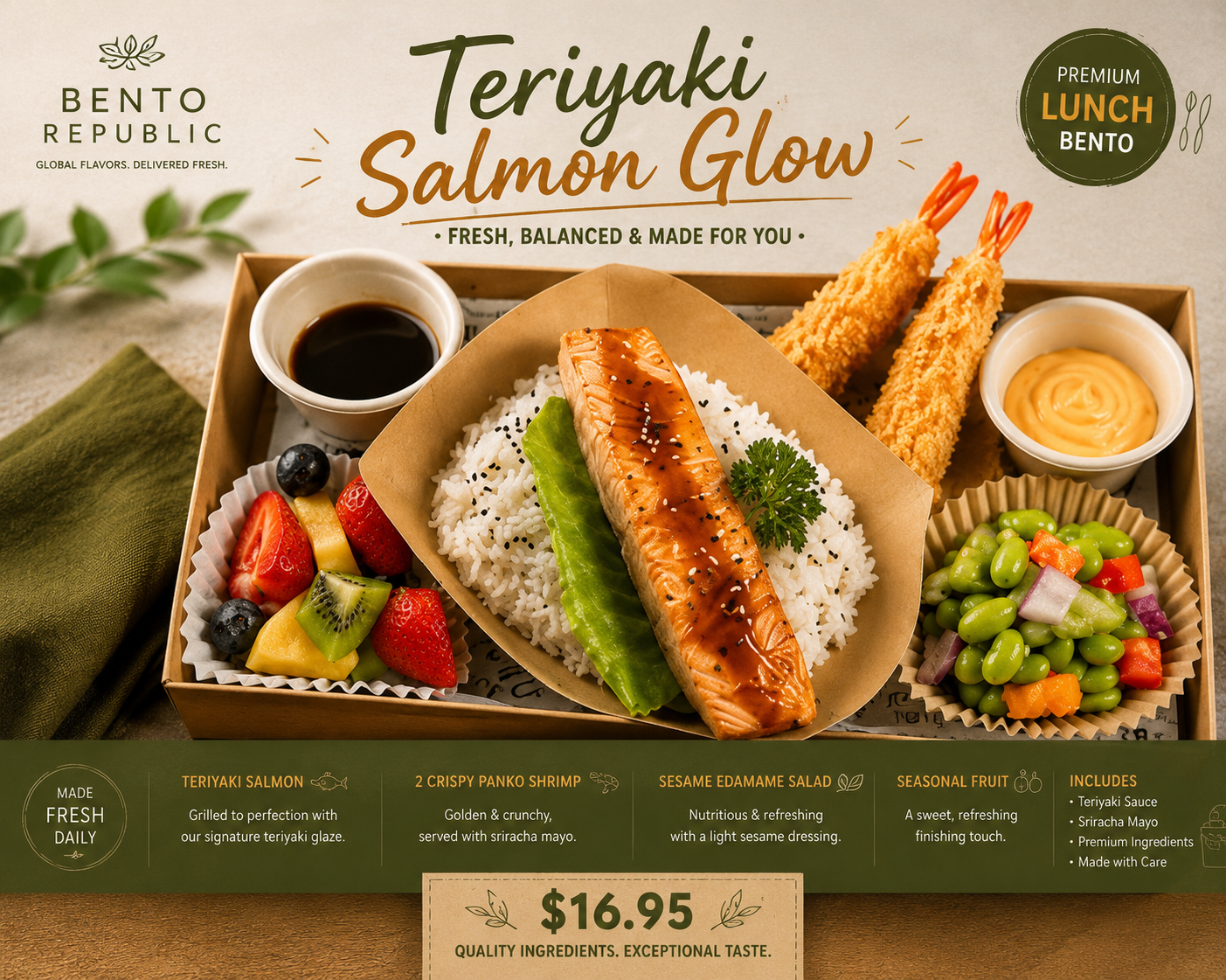 Teriyaki Salmon Glow