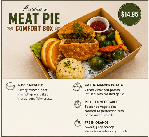 Aussie Meat Pie Comfort Box