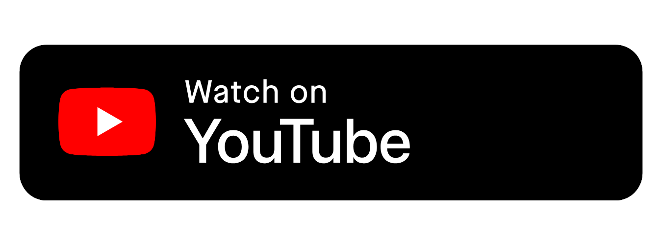 YouTube logo with the text "Watch on YouTube" on a black background.