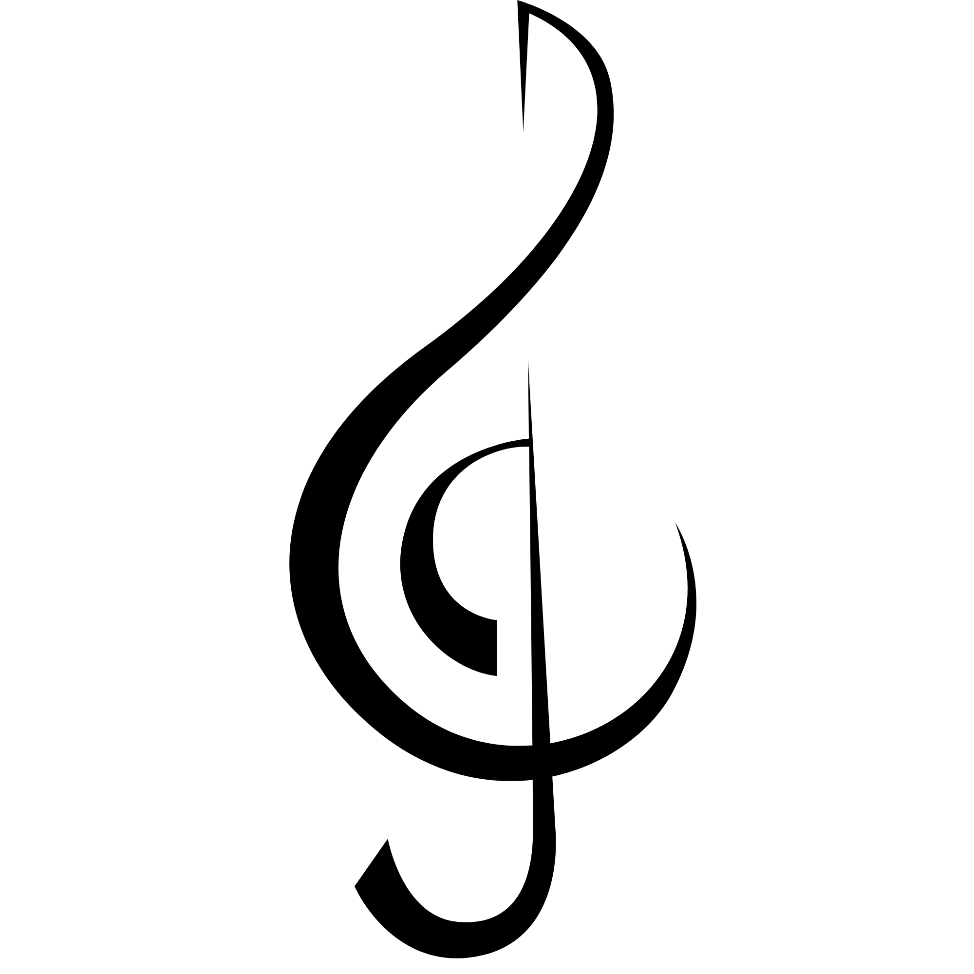 Treble Clef Watermark