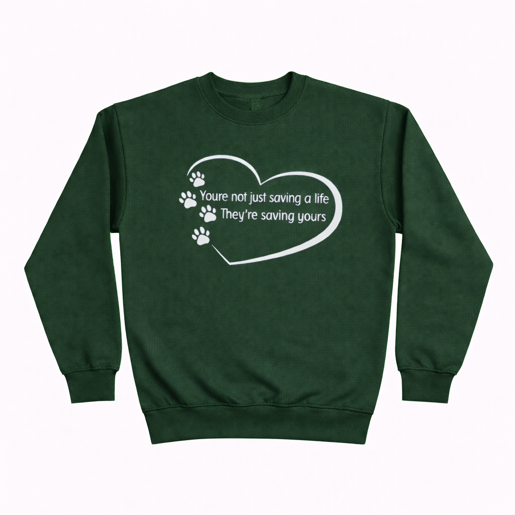 They're Saving Yours Crew Sweatshirt