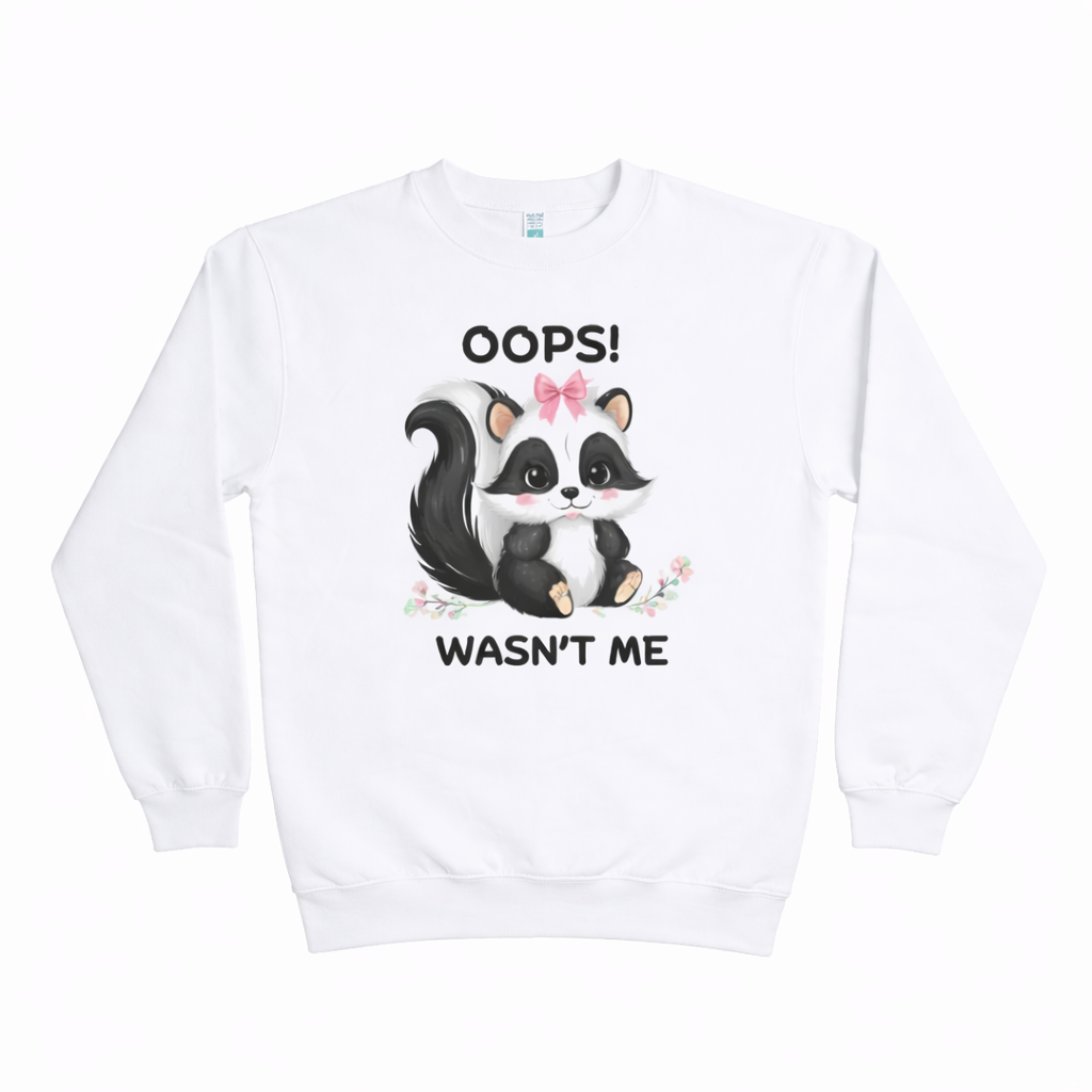 OOPS! Wasn't Me Crew Sweatshirt