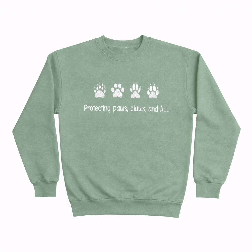 Protecting Paws Crew Sweatshirt