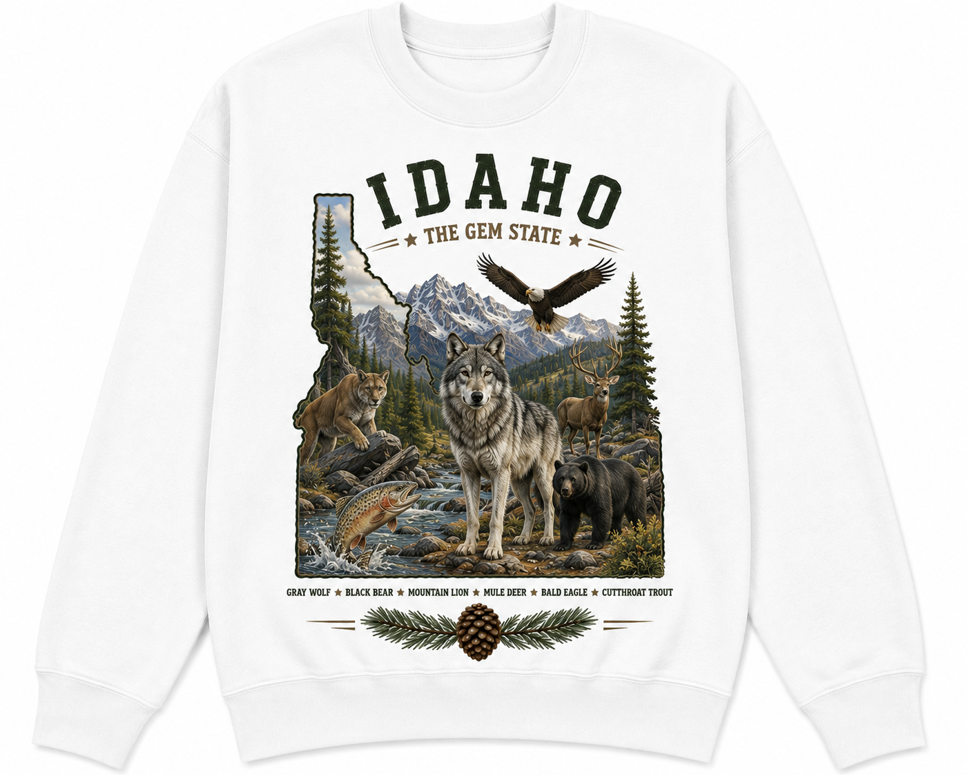 Idaho State Crew Sweatshirt