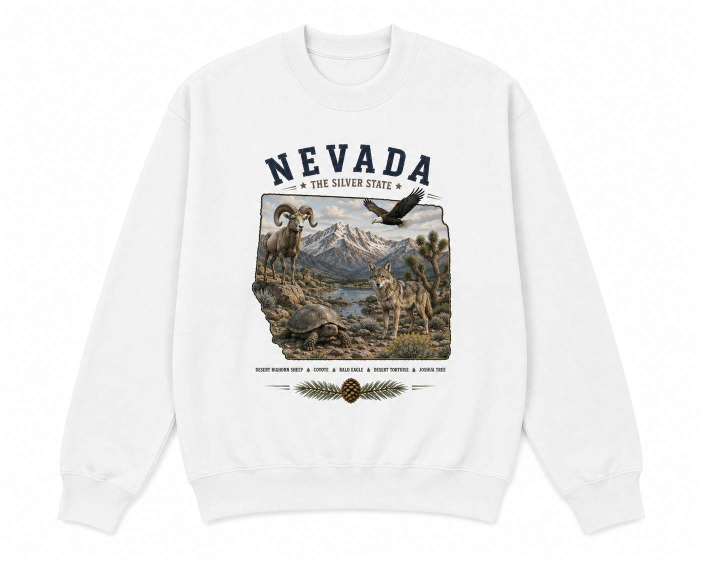 Nevada State Crew Sweatshirt