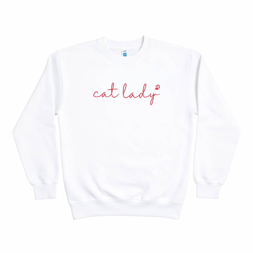 Cat Lady Crew Sweatshirt